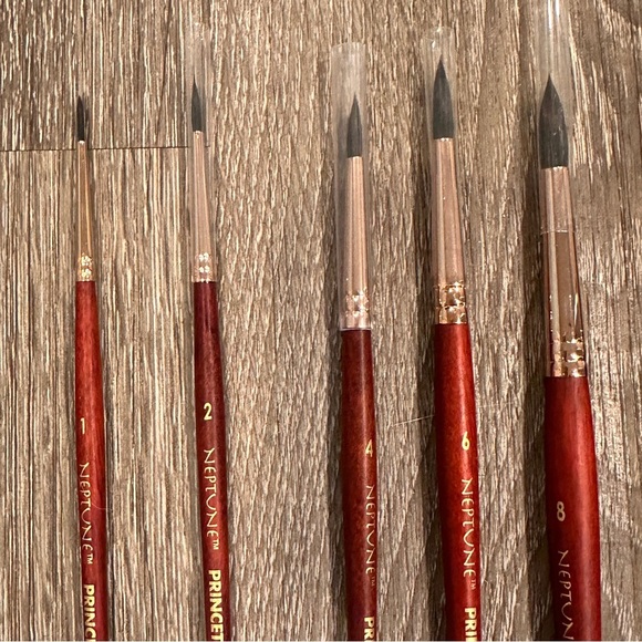 15 Princeton Neptune Professional Watercolor Paintbrushes Synthetic Brushes NEW - Picture 12 of 14